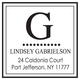 Gabrielson Square Address Labels Image 2 of 2